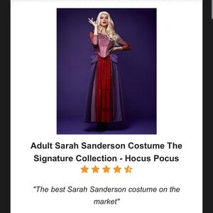 Women's Sarah Sanderson Costume - Purple and Red